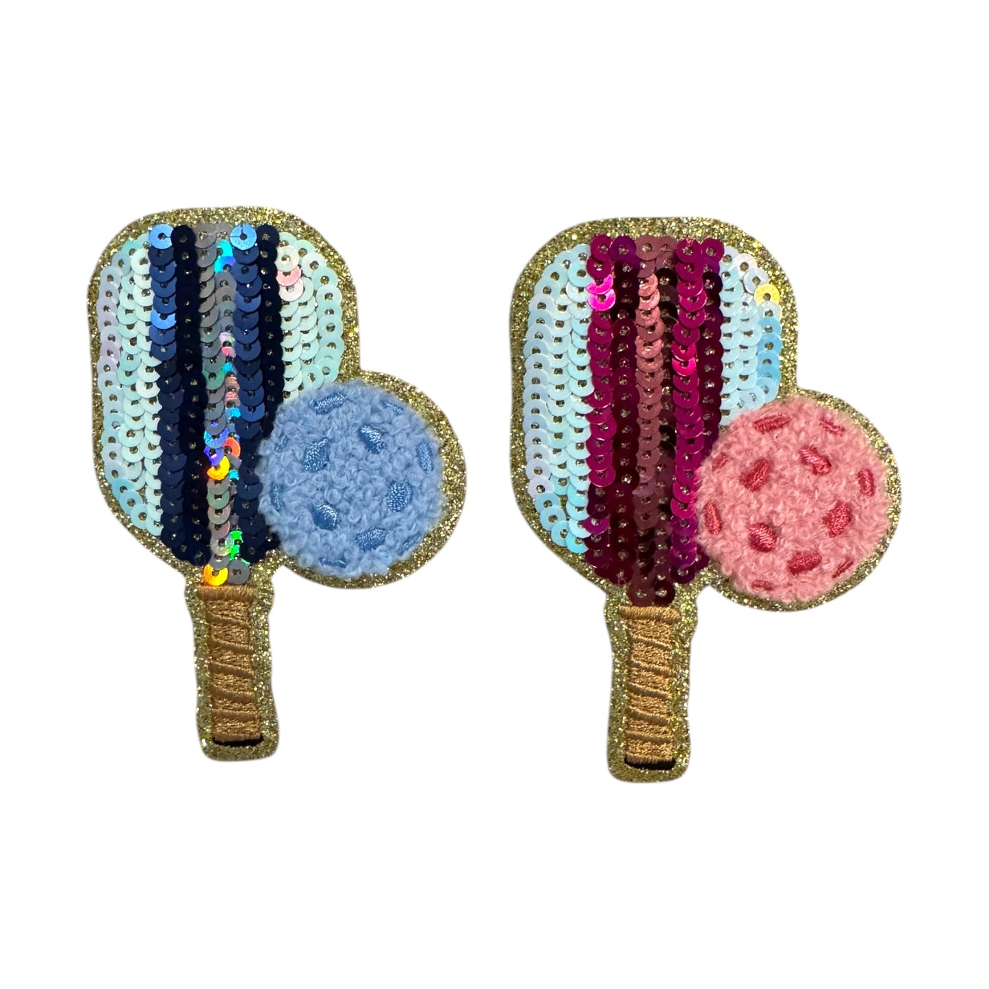 Pickleball Sequin Patch
