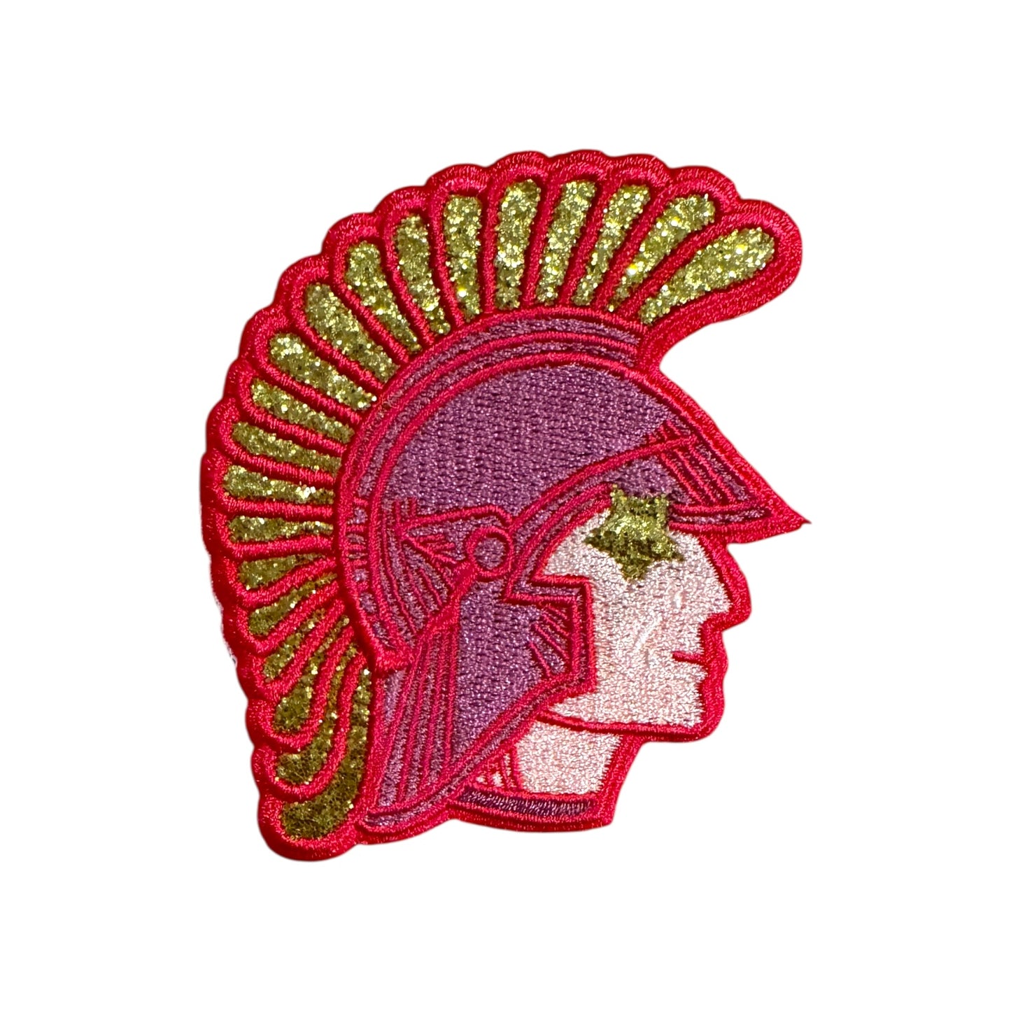 Preppy Spartan Mascot Patch