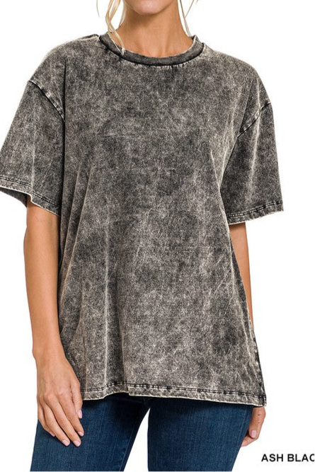 Oversized Distressed Boxy Tshirt