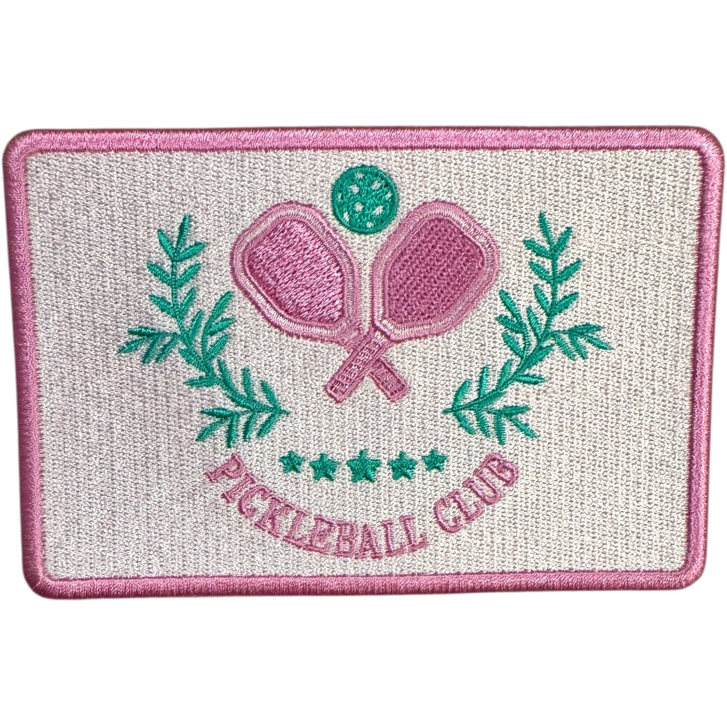 Preppy Pickle Ball Statement Patch