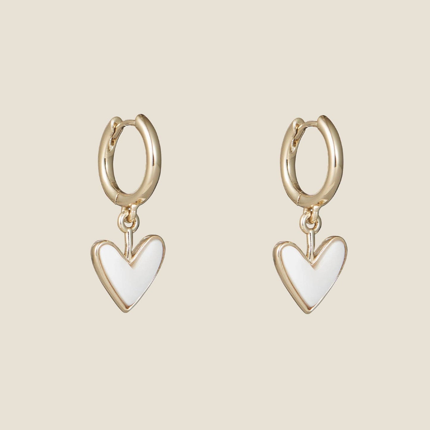 Sweetheart Huggies, White Agate