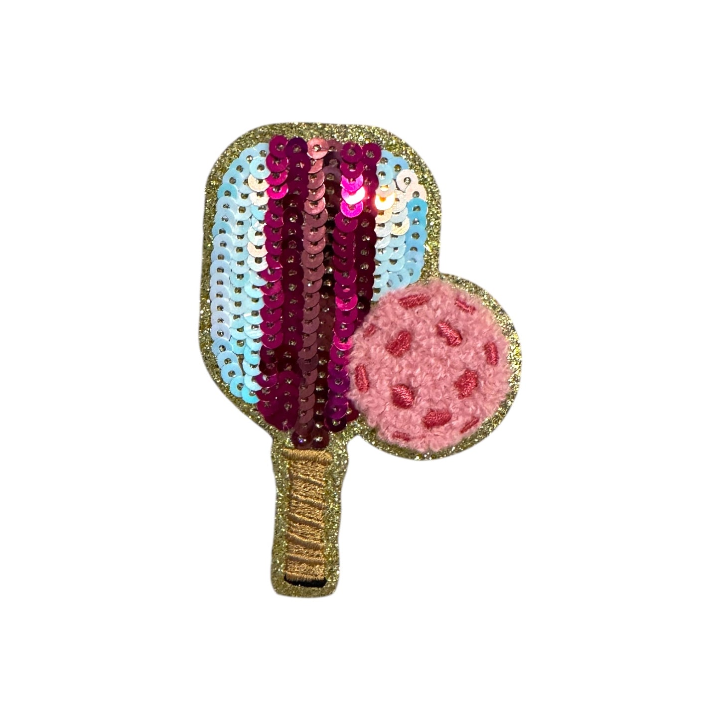 Pickleball Sequin Patch