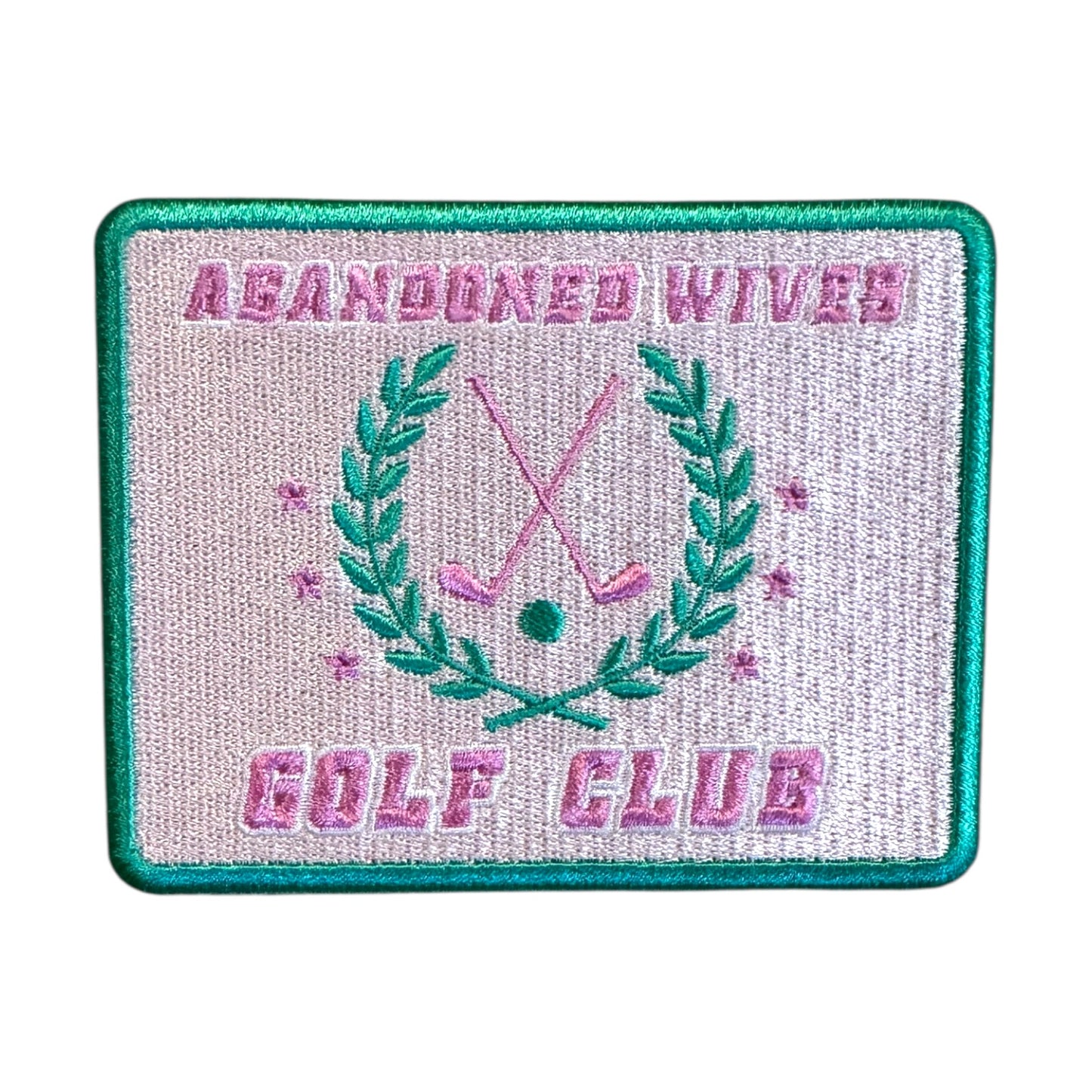 Abandoned Wives Golf Patch- 4"