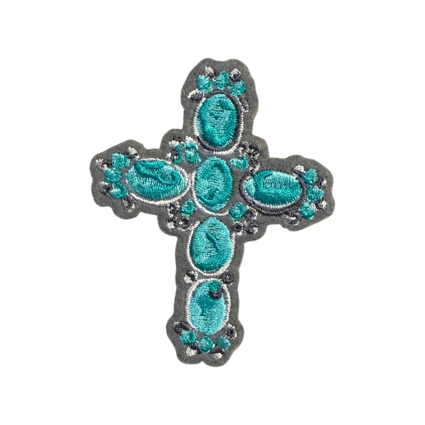 Jeweled Turquoise Cross