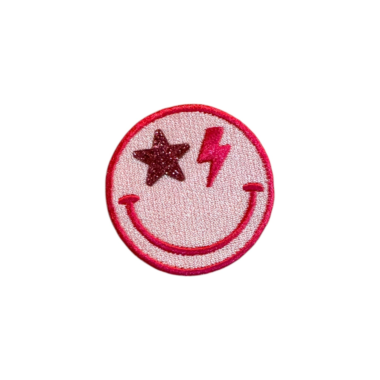 Smiley Star & Bolt Patch