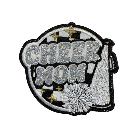 Cheer Squad & Cheer Mom Glitter Patch