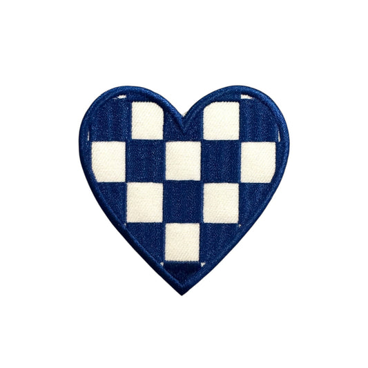 Checkered Heart Patch