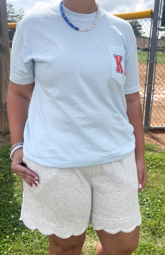 Luxe Scalloped Shorts