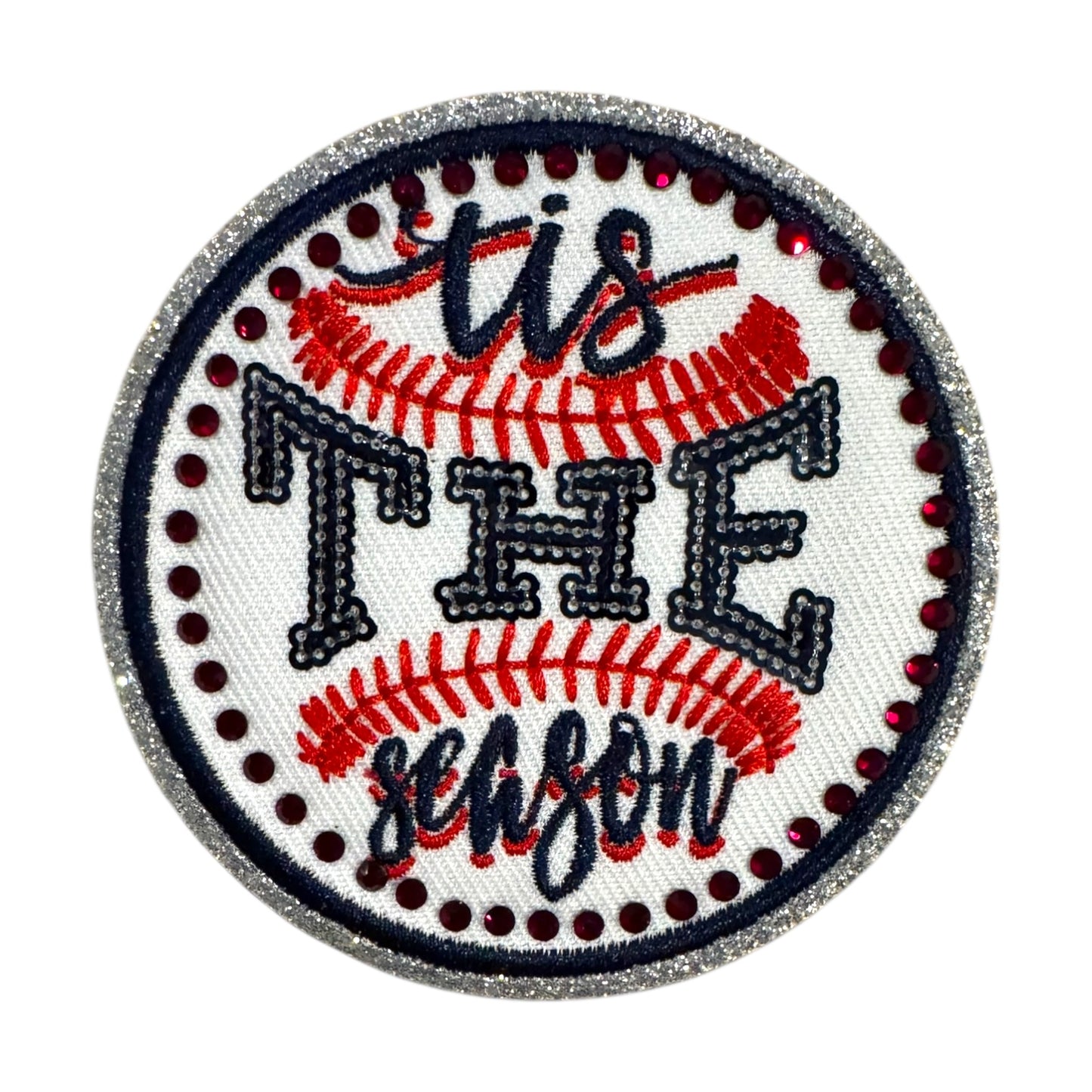 Tis the Season Baseball Patch