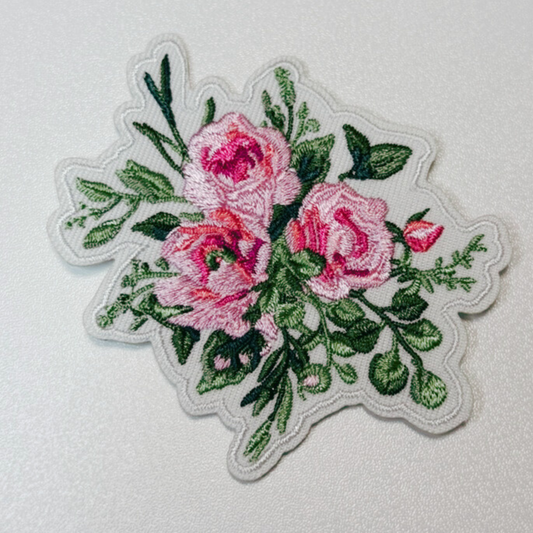 Pink Floral Bouquet Patch