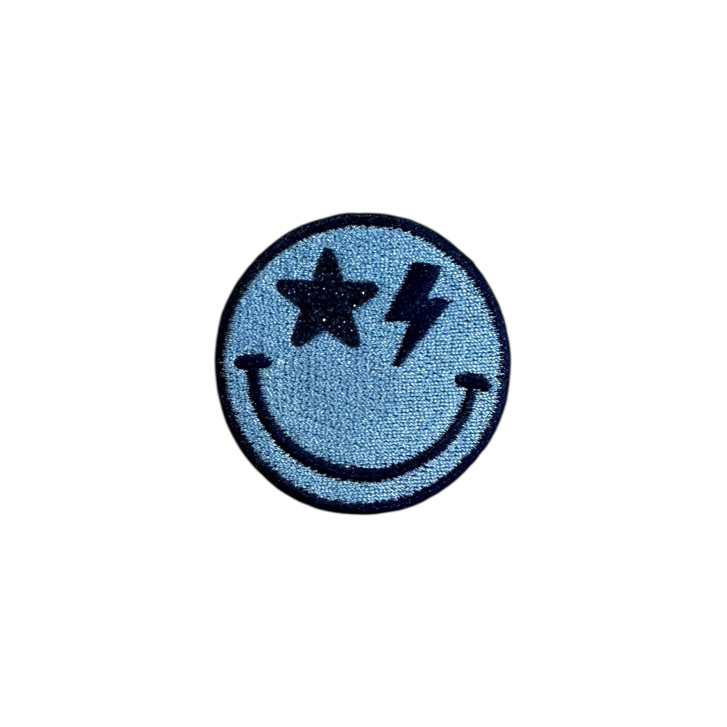 Smiley Star & Bolt Patch