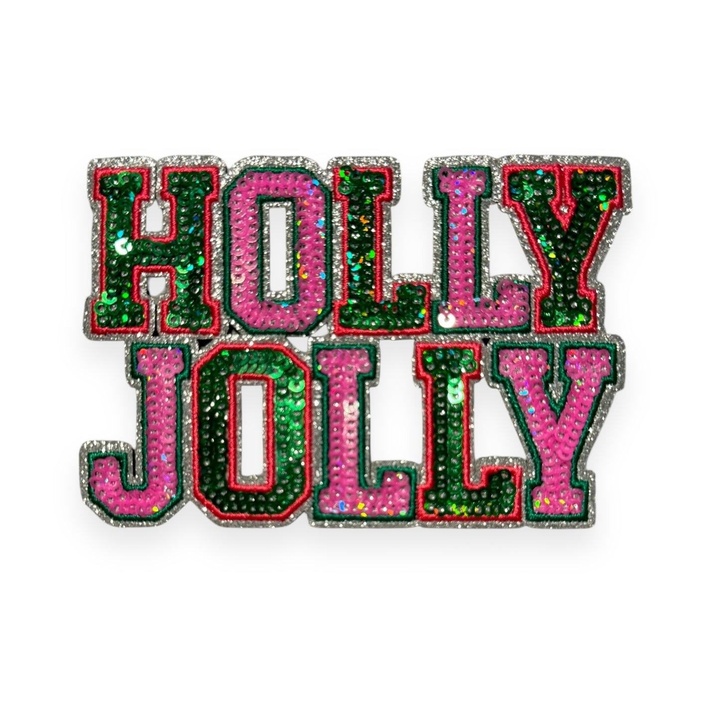 Holly Jolly Sequin Patch