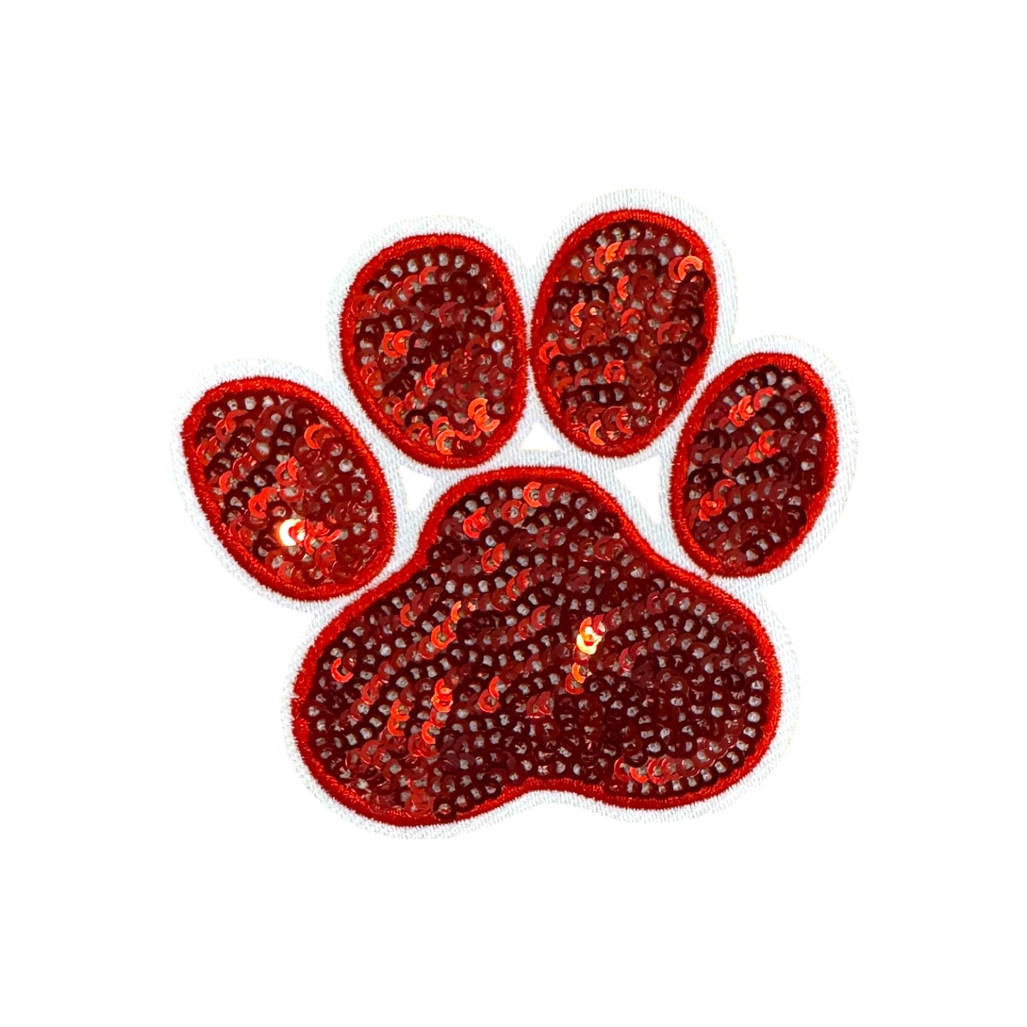 Sequin Paw Print Patch