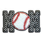 Checkered Sports Mom Patch