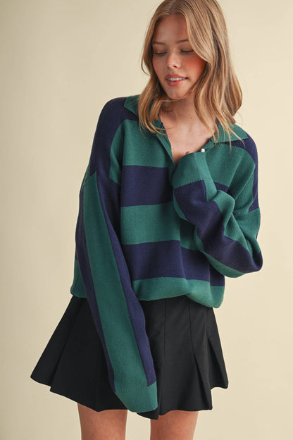 WEEKEND VARSITY SWEATER