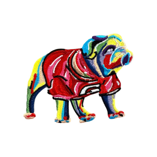 Rainbow Bulldog Patch