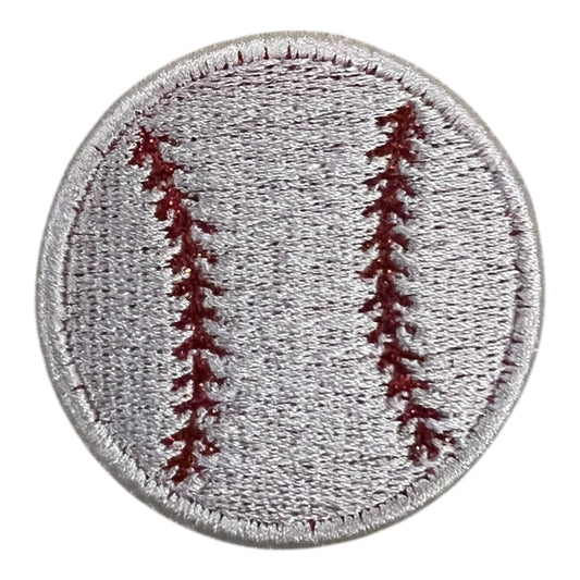 Glitter Baseball Patch- 2"