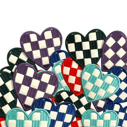 Checkered Heart Patch