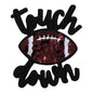 Touchdown Sequin Football Patch- 3"