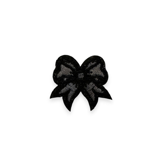 Mini Bow Patch- Black