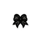 Mini Bow Patch- Black