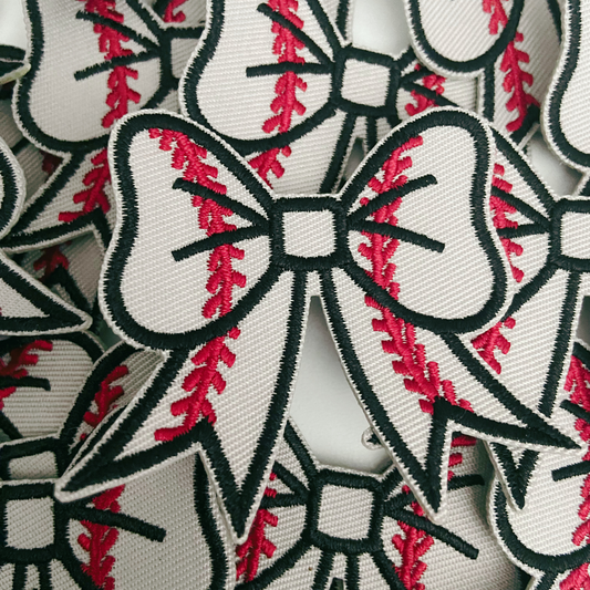Baseball Bow Patch