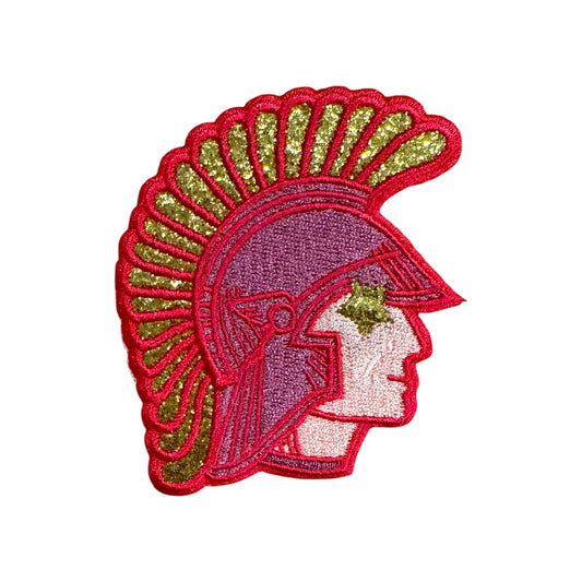 Preppy Spartan Mascot Patch