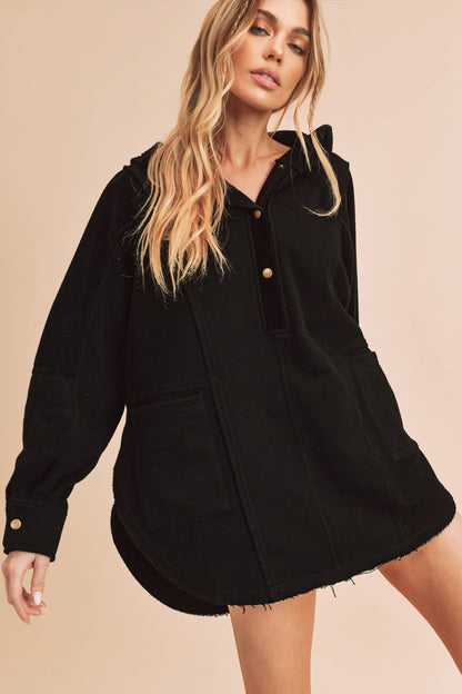 Hooded Pullover, Oat