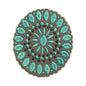 Jeweled Oval Turquoise Patch