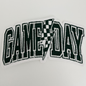 GAME DAY Checkered Lightning Patch-  4"