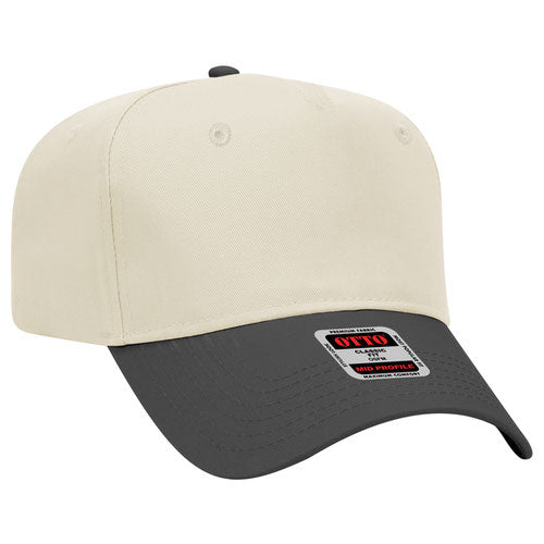 Canvas Trucker Hat Mid Profile- Blank
