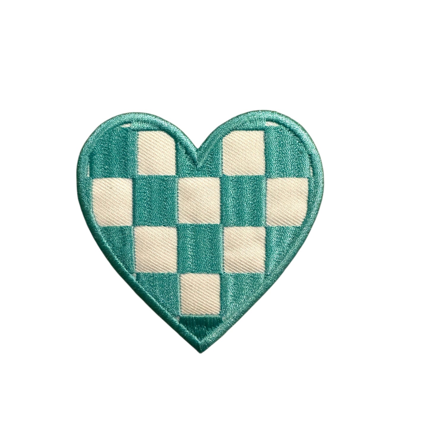 Checkered Heart Patch