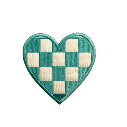 Checkered Heart Patch