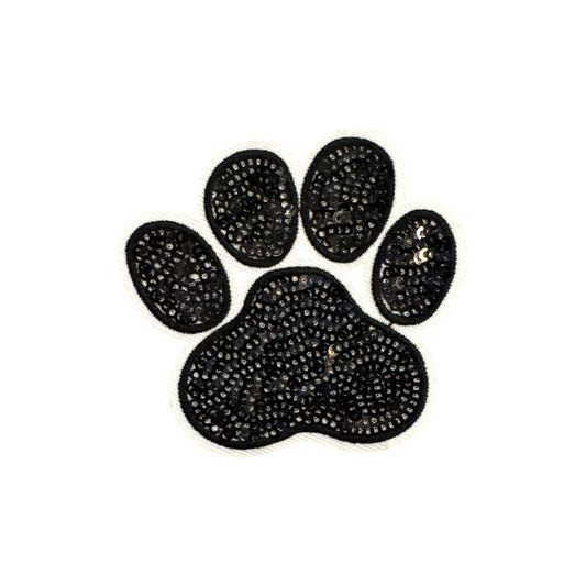 Sequin Paw Print Patch