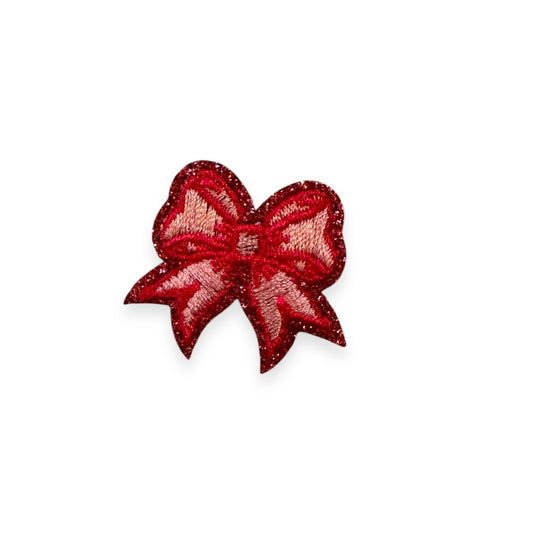 Mini Bow Patch- Hot Pink