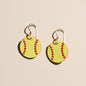 Mini Softball Slugger Earrings