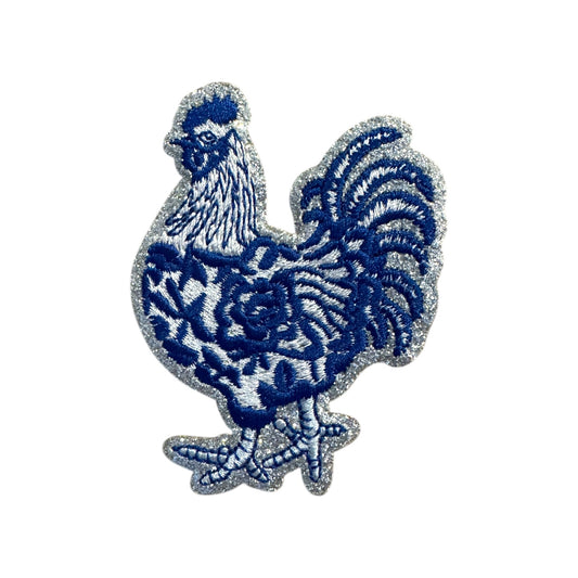Chicken Floral Willow Patch