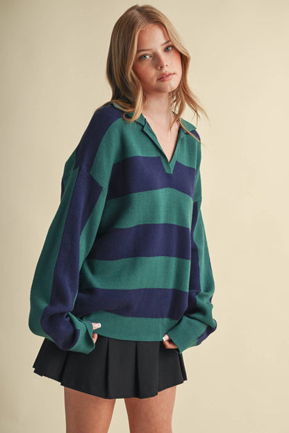 WEEKEND VARSITY SWEATER