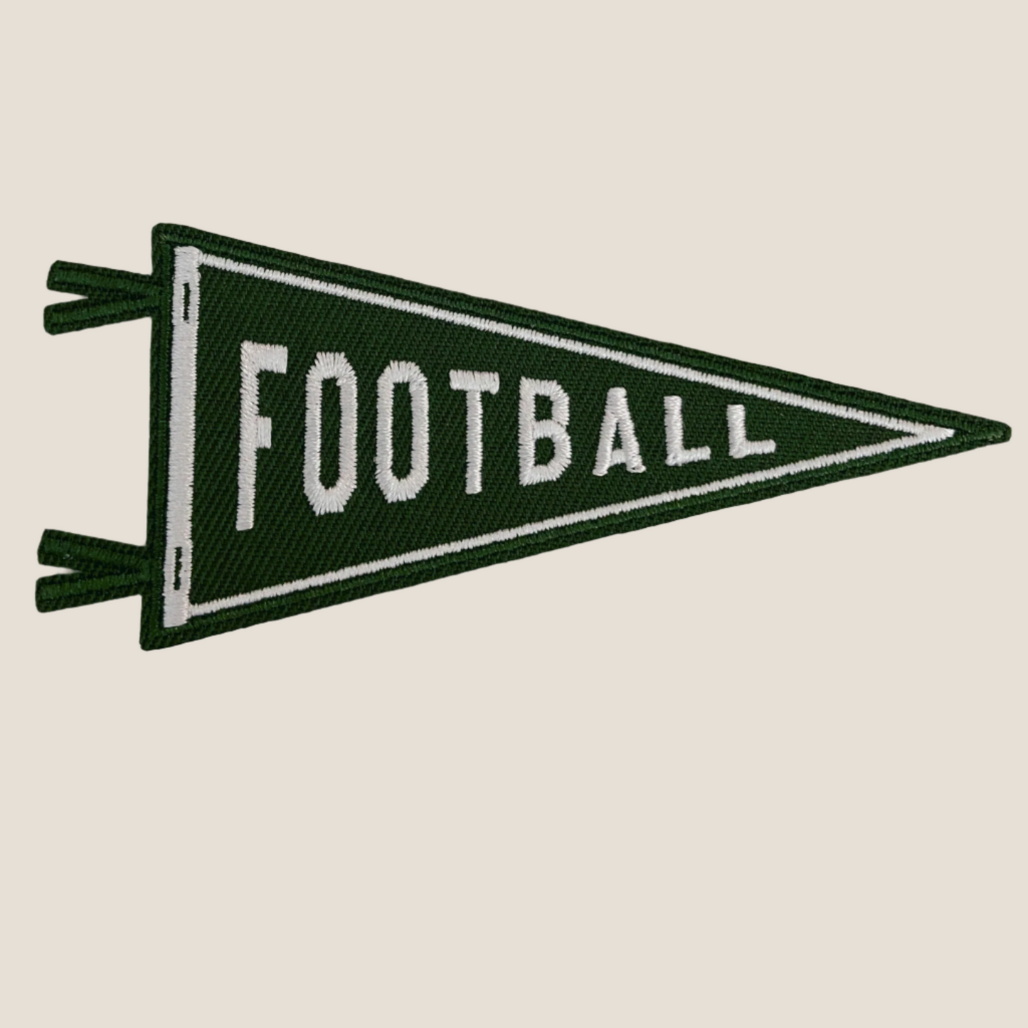 Football Pennant Flag Patch- 3"