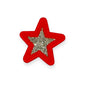 Rhinestone Star Patch, Red