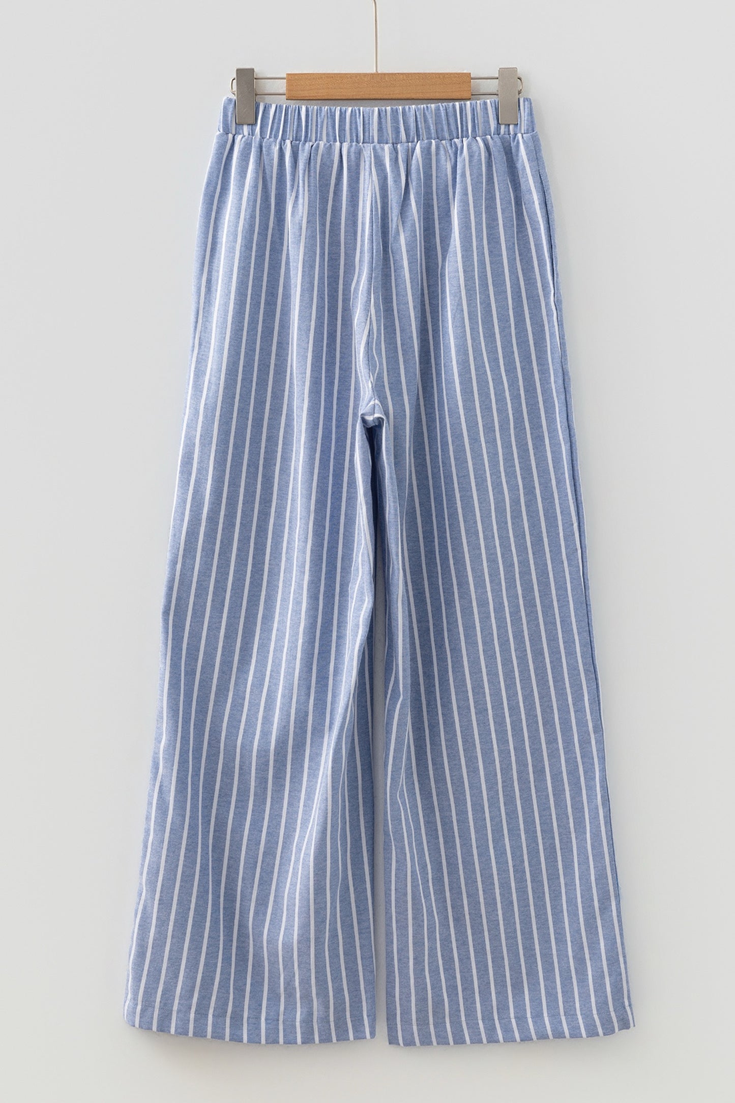 Striped Boxer Wide Leg Pant