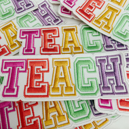 TEACH Multi Color Patch- 4"