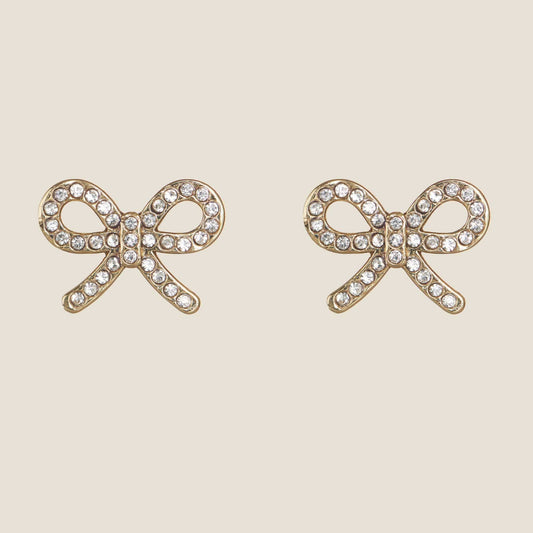 Crystal Bow Studs