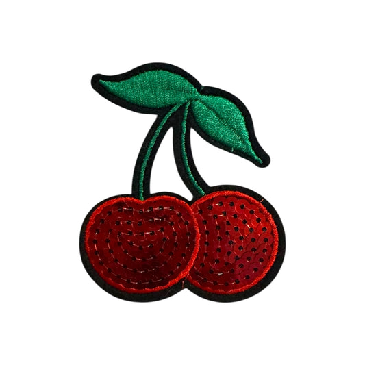 Cherry Sequin Patch