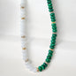 Color Block Beaded Necklace