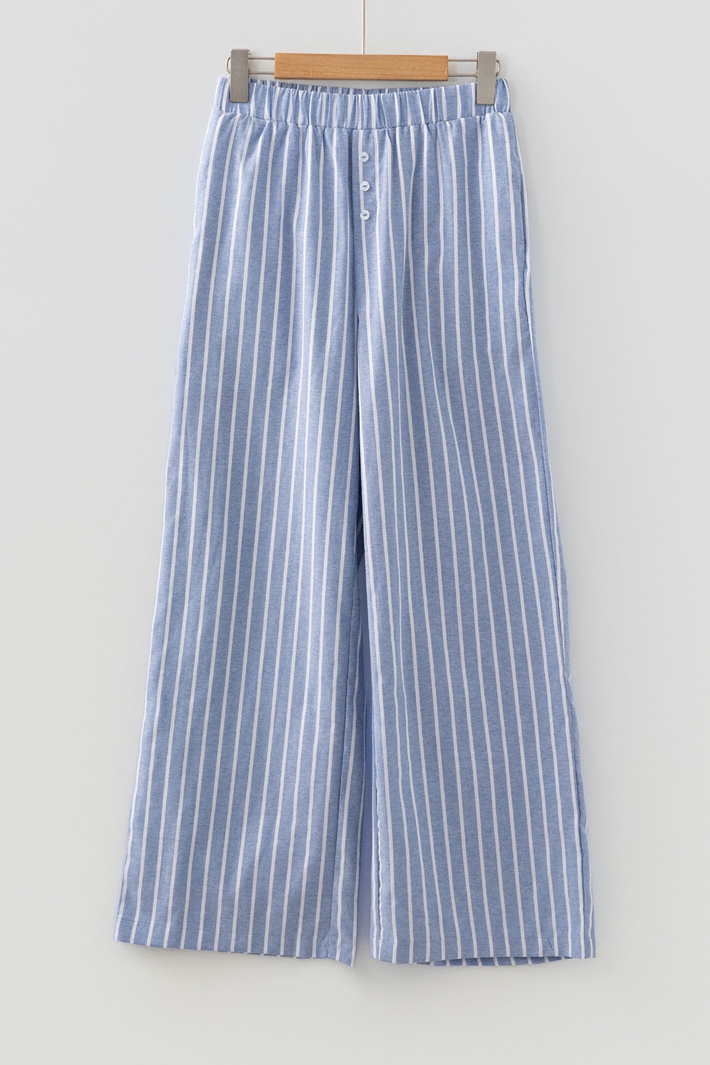 Striped Boxer Wide Leg Pant