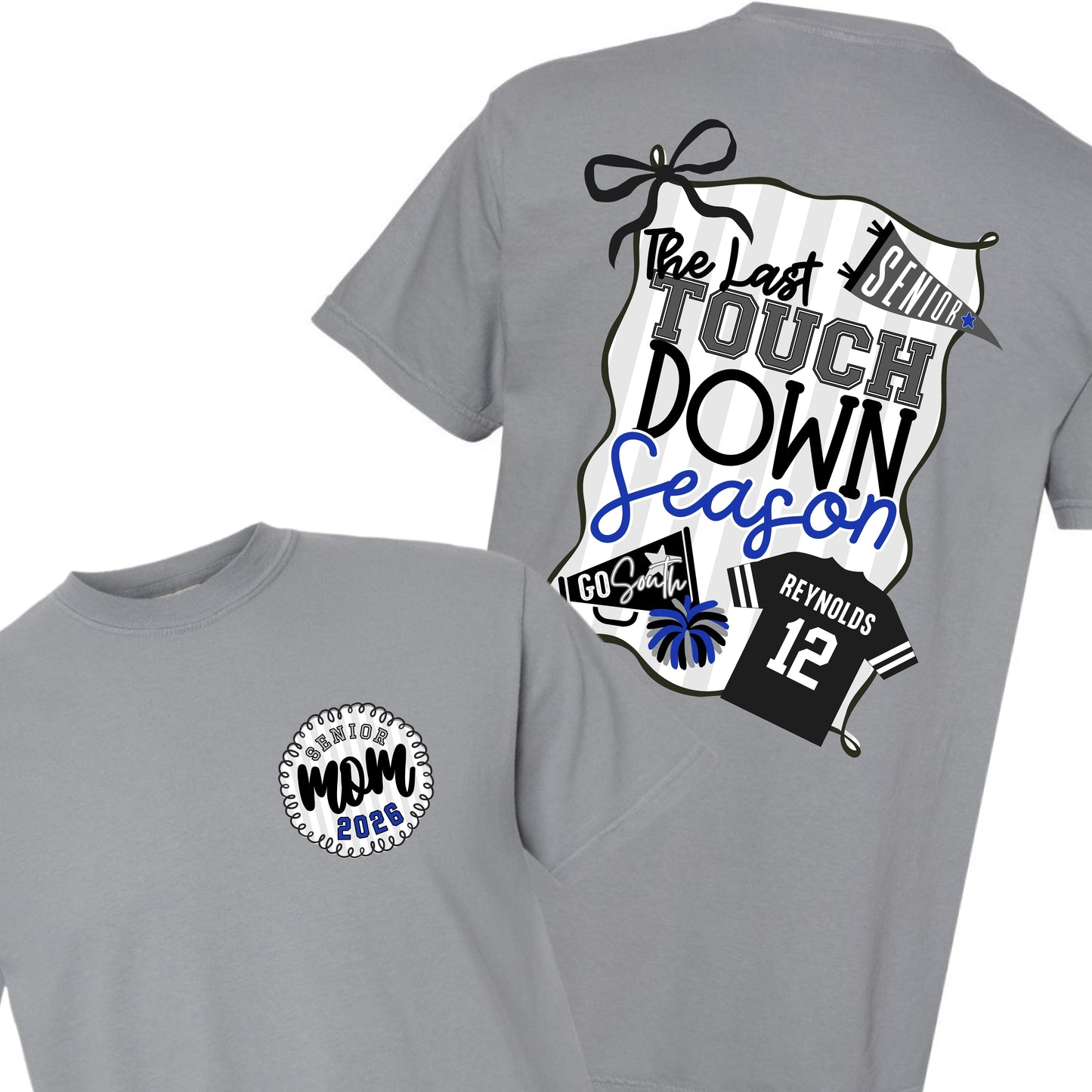 SW Senior Football Mom Personalized Tshirt