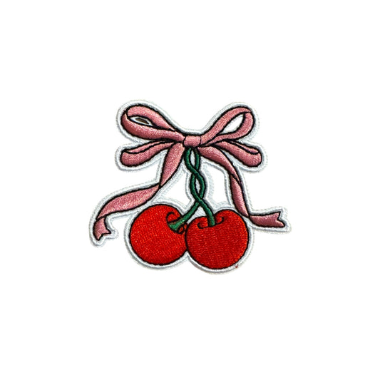 Cherry Bow Patch