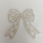 Checkered Bow Patch