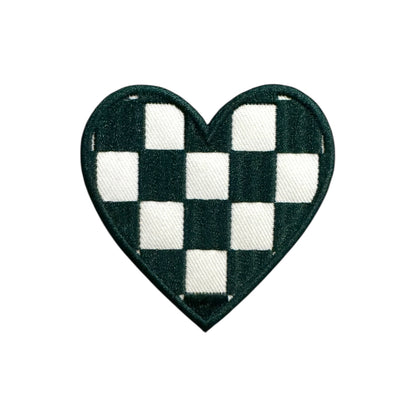 Checkered Heart Patch